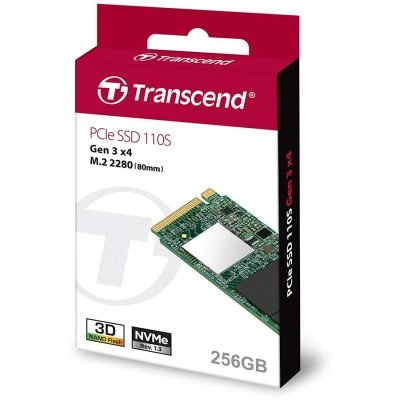 Transcend 256GB Nvme PCIe Gen3 X4 MTE110S M.2 SSD Solid State Drive TS256GMTE110S