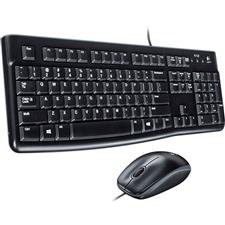 Logitech MK120 Wired USB Keyboard Mouse Desktop Combo