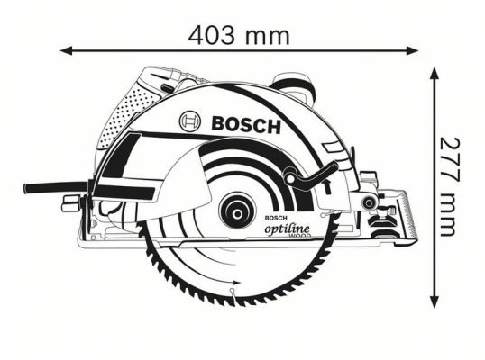 Bosch GKS-235 Turbo Professional Hand-Held Circular Saw