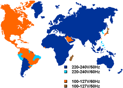 Voltage for various countries world wide @Rapidtech Digital Solutions