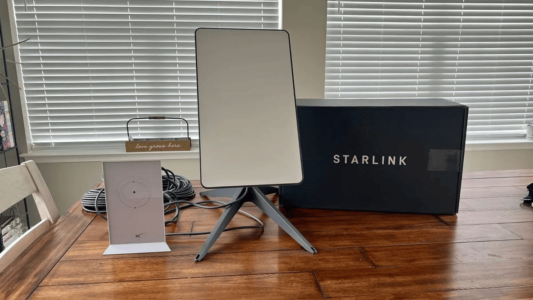 Starlink kit complete in Kenya