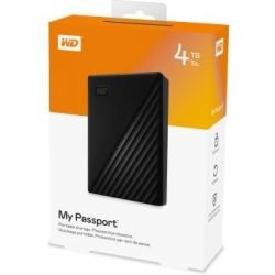 WD My Passport USB 3.0 External Portable Hard Disk 4TB (4000GB)