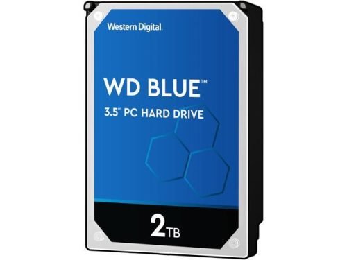 WD Blue PC Desktop Hard Drive 3.5″ – 2 TB, 256 MB, 5400 rpm,WD20EZAZ