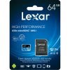 Lexar 64GB High-Performance 633x microSDHC/microSDXC UHS-I Card (LSDMI64GBB633A)