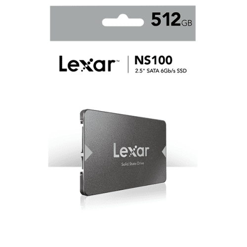 LEXAR NS100 2.5” SATA III (6Gb/s) Internal SSD 512GB