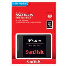 SDSSDA-480G-G26 SanDisk SSD PLUS 2.5″ SATA INTERNAL SSD 480GB