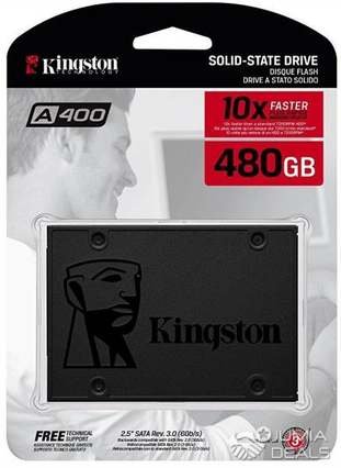 SA400S37/480G KINGSTON A400 2.5″ SATA INTERNAL SSD 480GB