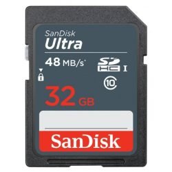 SanDisk Ultra SDHC 16GB 48MB/s Class 10 UHS-I, SDSDUNB-016G-GN3IN