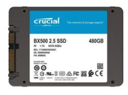 CT480BX500SSD1 CRUCIAL BX500 2.5″ SATA INTERNAL SSD 480GB