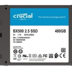 CT480BX500SSD1 CRUCIAL BX500 2.5″ SATA INTERNAL SSD 480GB