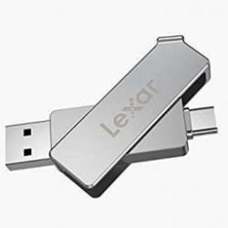 Lexar – Lexar® Dual Type-C and Type-A D30c USB 3.1 Flash Drive – 150MB/s 128GB – LJDD30C128G-BNSNG