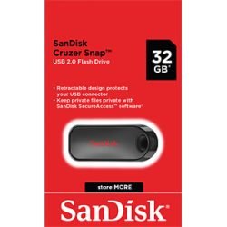 SanDisk Cruzer Snap 32GB, SDCZ62-032G-G35