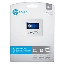HP Flash 8GB Plastic. HPFD165W08