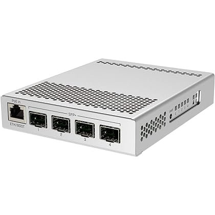 MikroTik (CRS112-8G-4S-IN) 8x Gigabit Ethernet Smart Switch with 4x SFP Cages