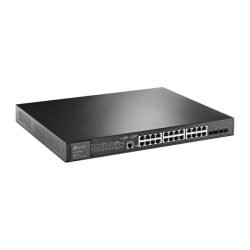 TP-Link TL-SG3428XMP JetStream 24-Port Gigabit and 4-Port 10GE SFP+ L2+ Managed Switch with 24-Port PoE+