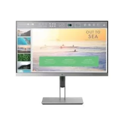 HP EliteDisplay E233 23″ Rotatable Monitor, Silver on facing and Black on back side