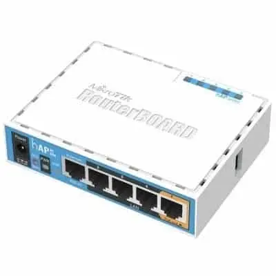 RB952Ui-5ac2nD Mikrotik hAP ac lite Dual-Concurrent 2.4/5GHz AP 5 Ethernet ports