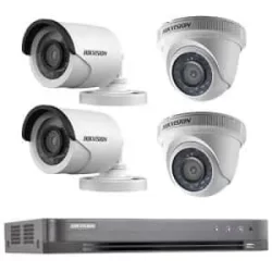 CCTV Solution Hikvision HD cameras 1080P Installation and configuration 4 Cameras