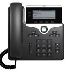 Cisco IP Phone CP-7821-K9 Charcoal, Black