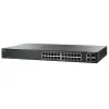 Cisco SF200-24P Smart Switch: 24 10/100 Ports, 12 of 24 PoE Ports, 2 Combo Mini-GBIC Ports