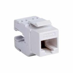 D-Link Cat6A 10G UTP 180 Tool-less Keystone Jack (White Colour)