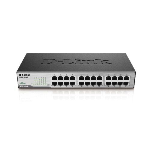 D-Link DES-1024D/B 24-Port Fast Ethernet Unmanaged Desktop Switch