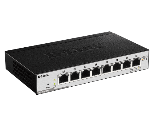 D-Link DGS-1100-08P 8 Port Gigabit PoE Smart Switch