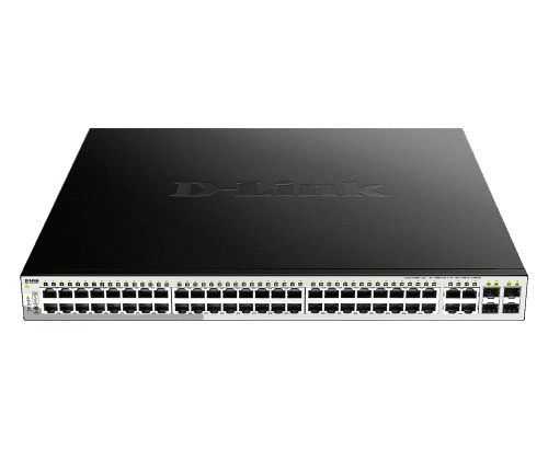 D-Link DGS-1210-52MP 52-Port Gigabit Smart Managed PoE Switch