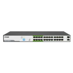 D-Link DGS-F1026P-E 24-Port Gigabit PoE Switch with 2 SFP Uplink Ports