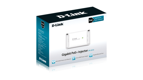 D-Link DPE-301GI Gigabit PoE+ Injector