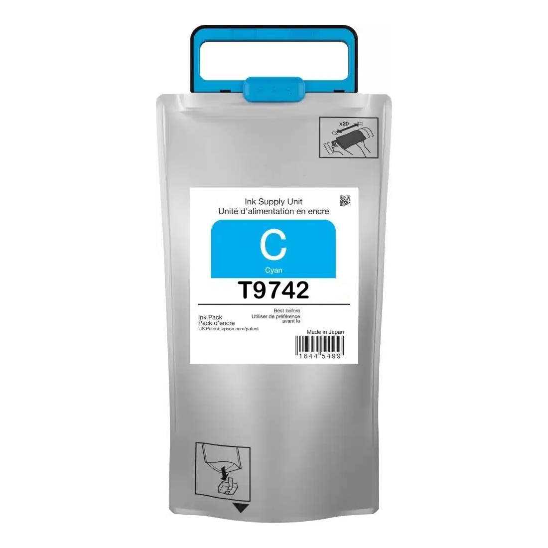 Epson T9742 Original Ink Cartridge (Cyan)- C13T974200