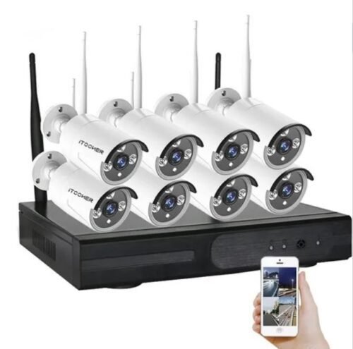 Buy HD Wireless 4 CCTV Cameras Kit IP Surveillance