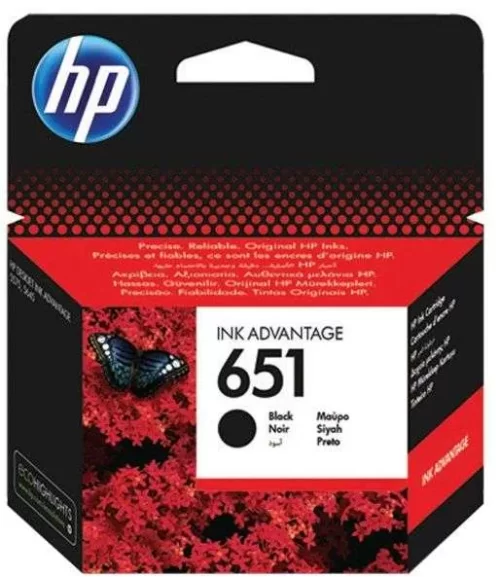 HP 651 Black Original Ink Advantage Cartridge