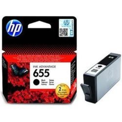 HP 655 Black Original Ink Advantage Cartridge (CZ109AE)