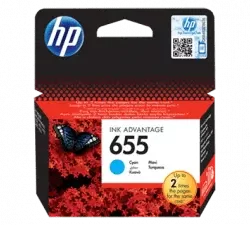 HP 655 Cyan Original Ink Advantage Cartridge (CZ110AE)