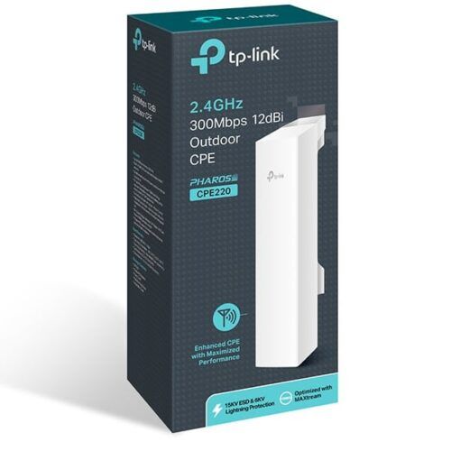 TP-Link CPE220 2.4GHz 300Mbps 12dBi Outdoor CPE