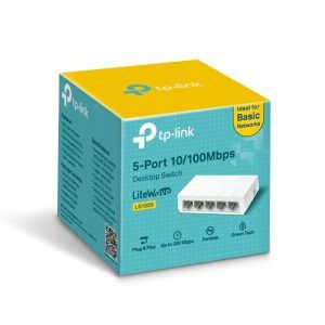 TP-Link TL-LS1005 5-Port 10/100Mbps Desktop Switch