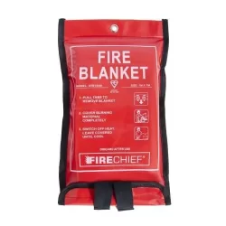 Fire blanket 1.8m*1.8m with PVC packaging