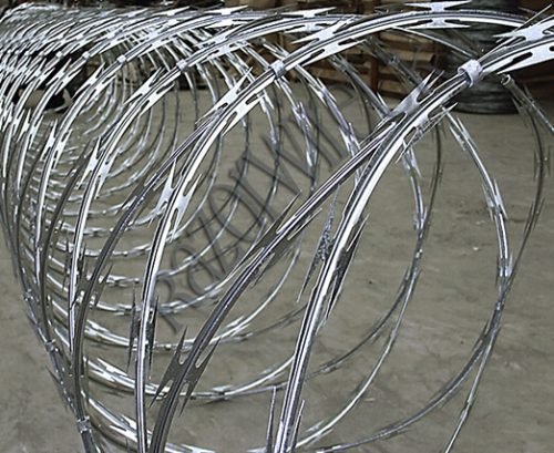 Double Galvanized Razor wire 730mm