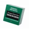 Emergency Break Glass Fire Alarm Exit Button Green