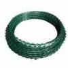 PVC Coated Razor Wire Fences (Green Color)