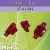 UNW insulator-MEPS Plastic RED