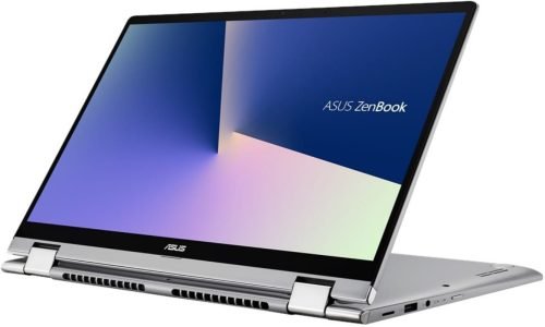 ASUS ZenBook Flip 14 Series |Touch Screen |Screen pad | Intel® Core™ i7-10510U Processor 1.8 GHz | 8GB DDR3 (on board)|512GB PCIe SSD + 32GB Intel Optane | Windows 10 |Gun Grey 90NB0NW1-M00720