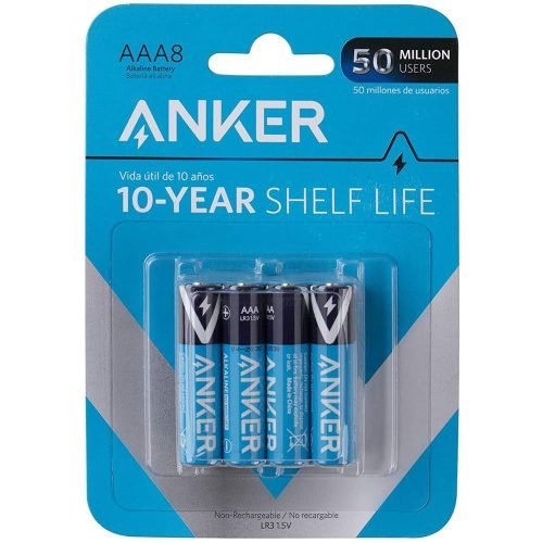 [8-PACK] Anker Alkaline AAA Long-Lasting Leak-Proof Batteries – B1820H13