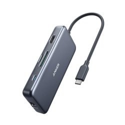 Anker PowerExpand+ 7-in-1 USB-C PD Media Hub – A8352 – Gray