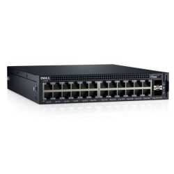 Dell Networking Switch X1026P/PoE (12-Port POE/12-Port POE+) 24x 1GbE + 2x 1GbE SFP ports/ [X1026P-9100] – DNX1026P