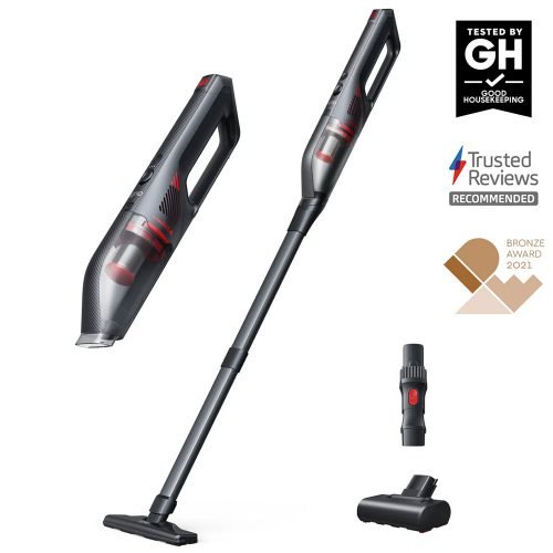 Eufy by Anker HomeVac H30 Infinity – Cordless Handheld 2-in1 Vacuum Cleaner and Mop – T2522 – Black