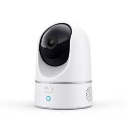 Eufy Security – Indoor Cam 2K Pan and Tilt – Home Security Camera – T8410 – White