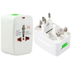 Generic Plug Adapter, World Travel Adapter 2 & USB Charger
