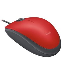 Logitech USB Silent Mouse M110 – Red – 910-005489